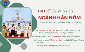 Sinh viên ngành Hán Nôm của VNU-USSH và lợi thế riêng biệt