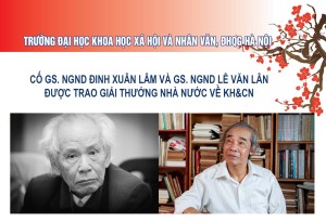 Cố GS.NGND Đinh Xuân Lâm và GS.NGND Lê Văn Lân được trao tặng Giải thưởng Nhà nước về KH&CN