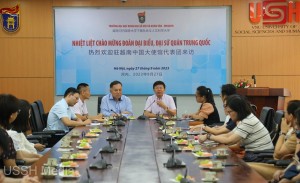 Đại sứ quán Trung Quốc: Hỗ trợ và thúc đẩy  hợp tác giữa các cơ sở giáo dục Trung Quốc và Trường ĐH KHXH&NV, ĐHQGHN