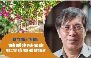 GS.TS Trần Trí Dõi: Ngôn ngữ góp phần tạo nên sức sống của văn hóa Việt Nam