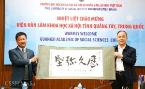 VNU-USSH và Viện Hàn lâm KHXH tỉnh Quảng Tây, Trung Quốc: Những hướng hợp tác mới trong nghiên cứu về lịch sử, ngôn ngữ học